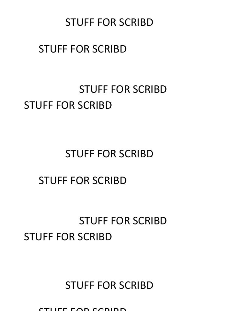 Scribd Content Overview | PDF