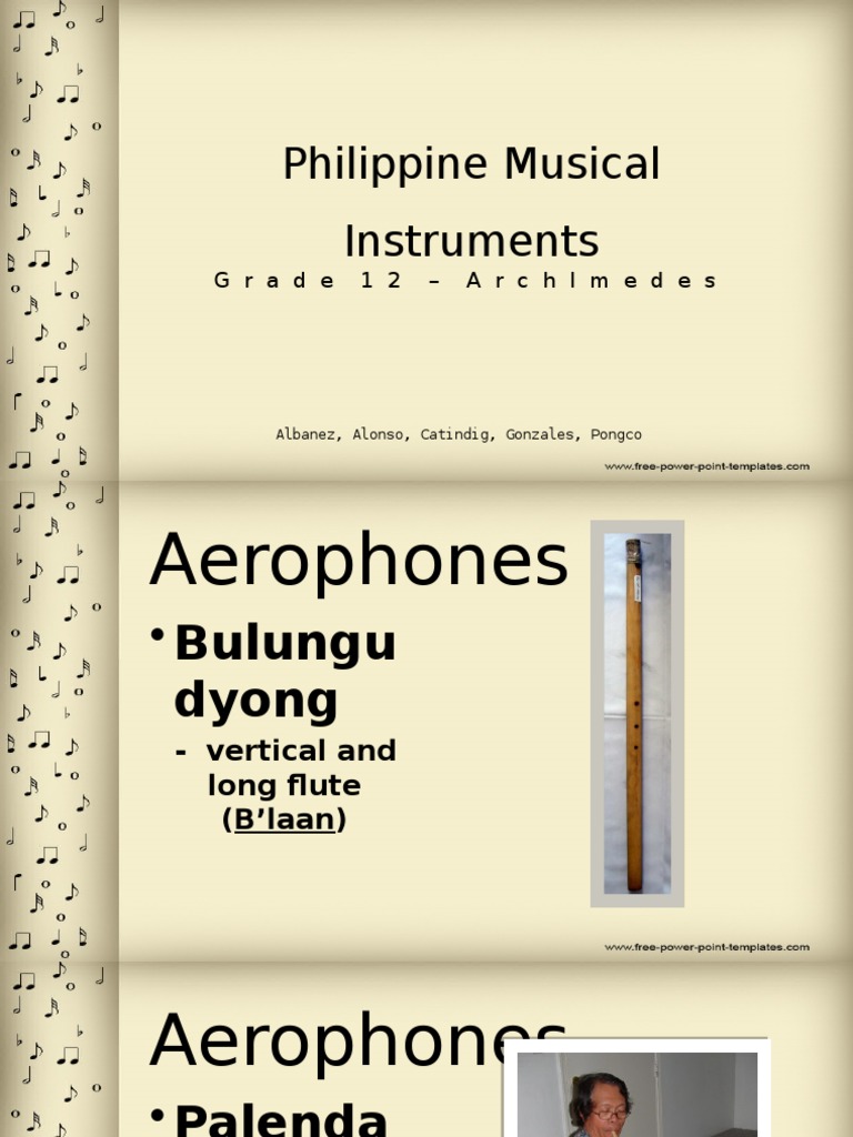 Philippine Musical Instruments | PDF