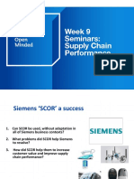 Week 9 Seminars: Supply Chain Performance