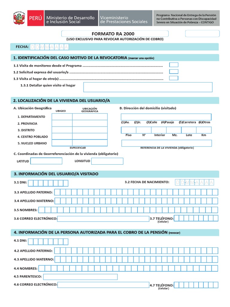 Formato Ra 2000 | PDF | Gobierno y personalidad | Autenticación