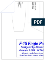 F-15 Park Jet Plans (Parts Templates Tiled)