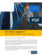 Iso 18436 Category IV Vibration Analyst Training