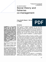 Social Theory and Fisheries Co-Management: Svein Jentoft, Bonnie J. Mccay and Douglas C. Wilson