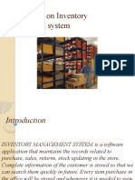 Presentation On Inventory Management System