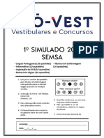 Simulado SUS abrange Português, Informática, Legislação e Raciocínio