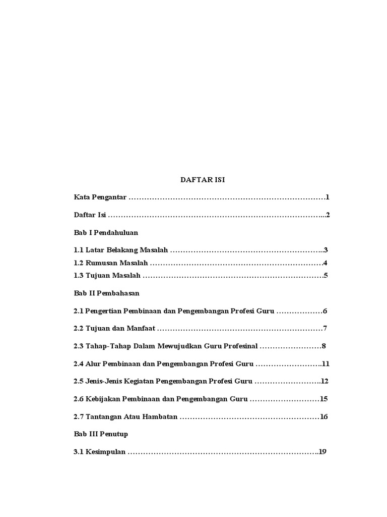Pembinaan Dan Pengembangan Profesi Guru 1' | PDF | Karier & Perkembangan