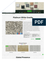 Platinum White Granite Suppliers - Granite Tile, Slabs, Blocks