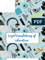 Legal Foundations of Education - REPORT