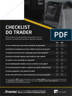 Infografico - Checklista Do Trader