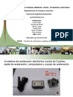 Universidad de Las Fuerzas Armadas - Espel Extensión Latacunga Departamento de Energía y Mecánica Carrera de Ingeniería Automotriz