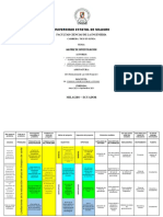 Matriz de Investigación