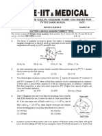 Section-I (Single Answer Correct Type)