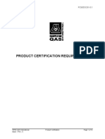 Product Certification Requirements