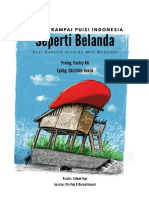 Bunga Rampai Puisi Indonesia Seperti Belanda by Penyair Indonesia