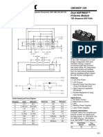 CM100DY-12H: 100 Amperes/600 Volts