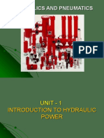 Unit 1 - Introduction To Hydraulic System