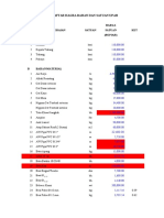 NO Uraian Satuan Harga KET Satuan (Rupiah) A Upah