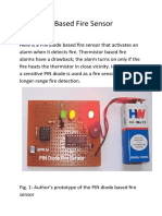 PIN Diode Based Fire Sensor