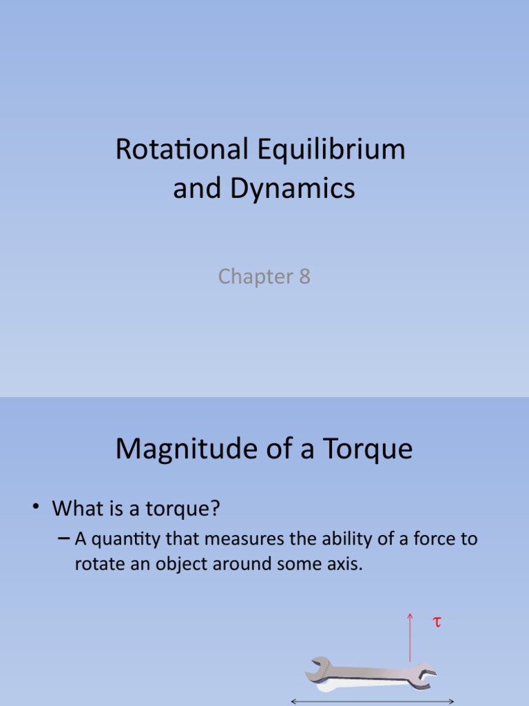 Torque and Rotational Dynamics | PDF | Torque | Rotation Around A Fixed ...