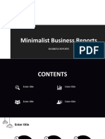 Minimalist Business Reports Summary