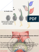 Group:7 Topic: COVID-19 and Political Change in South Asia