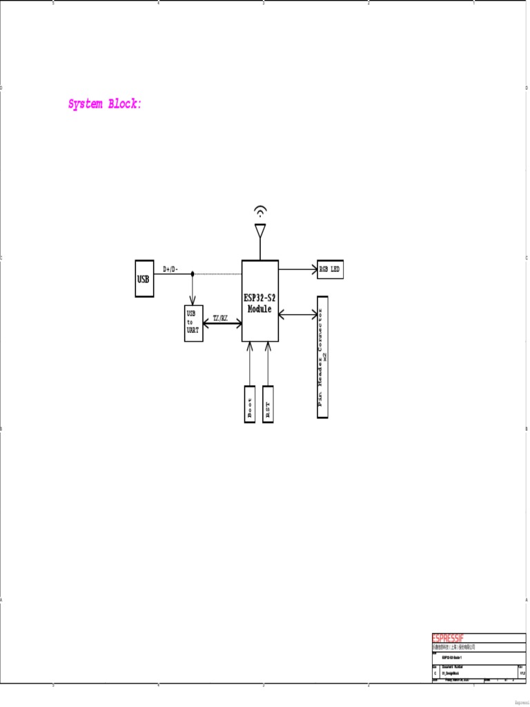 ESP32-S2 Saola-1 Schematic Overview | PDF