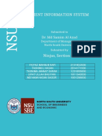 Management Information System: Dr. MD Samim Al Azad