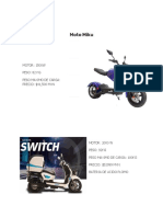 Comparativa de características y precios de scooters eléctricos