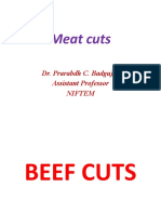Meat Cuts: Dr. Prarabdh C. Badgujar Assistant Professor Niftem