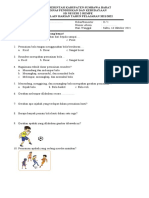 Soal PH PJOK Kelas 2 Tema 3 (Websiteedukasi.com)