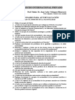 Unidad 3 Dipr - Derecho de La Nacionalidad - Cuestionario Autoevaluación - DR - Jcve