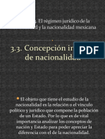 NACIONALIDAD - Concepción Integral - PPT