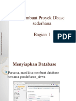 Membuat Proyek Dbase Sederhana Bag 1