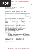 CBSE Class 6 Maths Understanding Elementary Shapes Worksheets