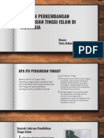 Sejarah Perkembangan Perguruan Tinggi Islam