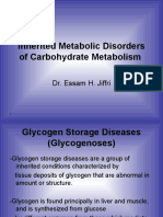 Inherited Metabolic Disorders of Carbohydrate Metabolism: Dr. Essam H. Jiffri