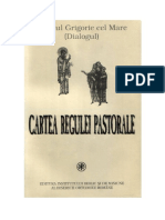 Cartea Regulei Pastorale - Sf. Grigorie Dialogul