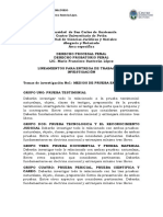 Exposicion de Derecho Probatorio.