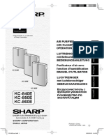 Sharp Air Purifier Operation Manual
