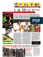 La lettre d’information des éditions Menaibuc - Trimestriel - n°1 (mai /juin /juillet 2011 )