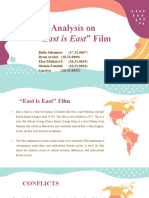 Analysis On East Is East Film (Ruth Jo, Ryan, Elsa, Shania)