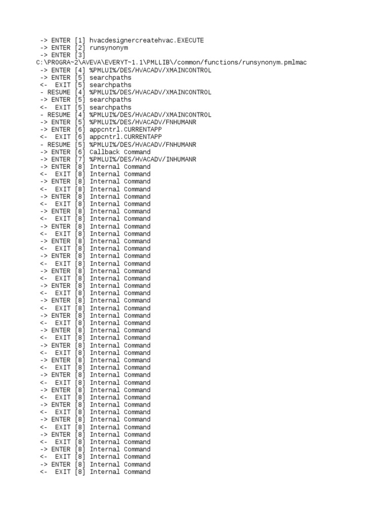 HVAC Design Command Execution Log | PDF | Technology & Engineering