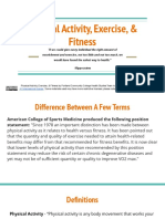 Fitness - Physical Activity