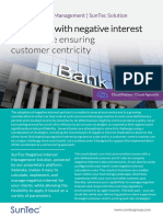 Keep Pace With Negative Interest Rates, While Ensuring Customer Centricity