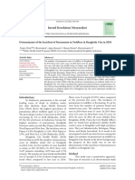 Jurnal Kesehatan Masyarakat: Determinants of The Incident of Pneumonia in Toddlers in Bengkulu City in 2020