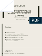 Distributed Database Management Systems (DDBMS) : Muhammad Hamiz Mohd Radzi Faiqah Hafidzah Halim