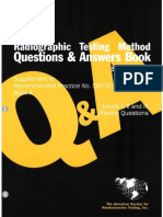ASNT Q&A Book a Radiographic