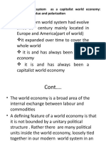 The Modern World System As A Capitalist World Economy IW