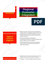 Regional Economic Integration 