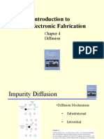 Introduction To Microelectronic Fabrication: Diffusion